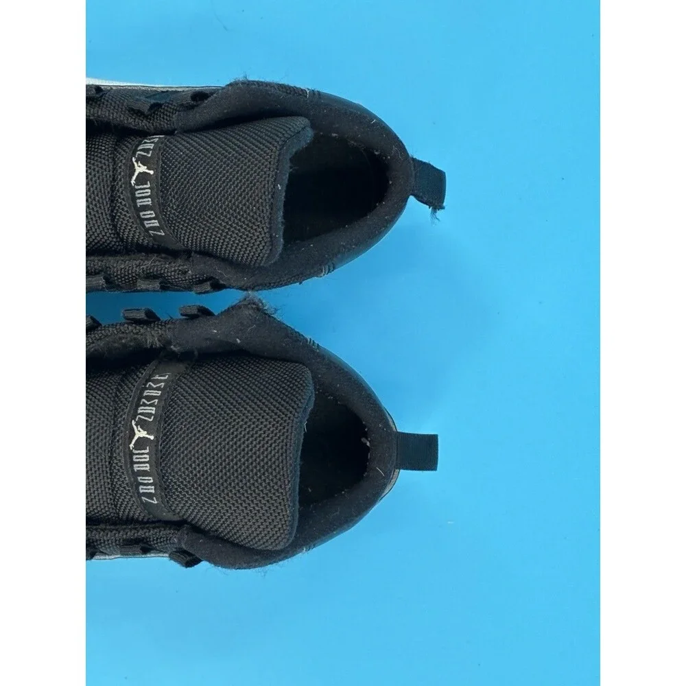 Nike Air Jordan 11 Retro Jubilee Toddler Shoes Black Patent Leather Size 10C